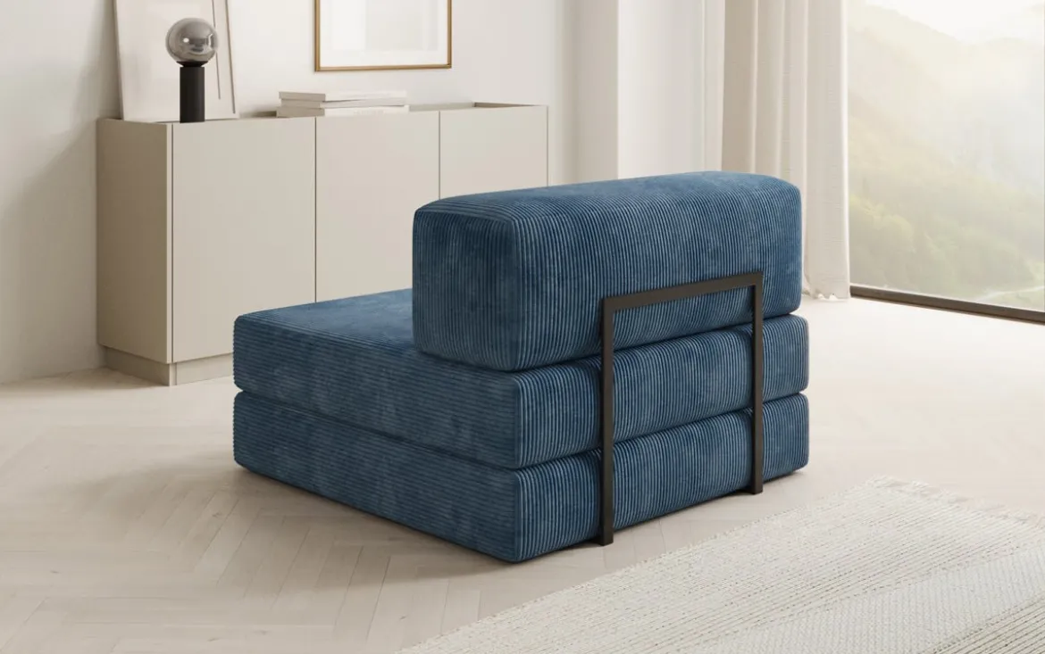 Designer Sofa Mittelmodul Lazy in Cord