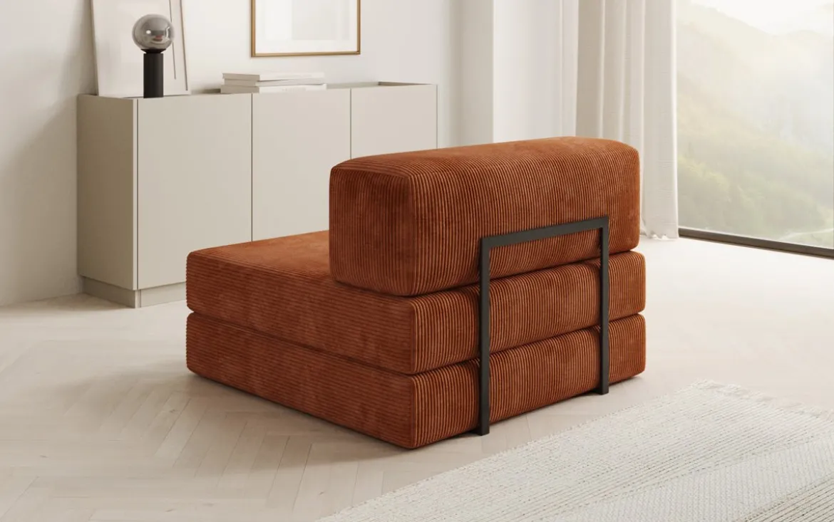 Designer Sofa Mittelmodul Lazy in Cord