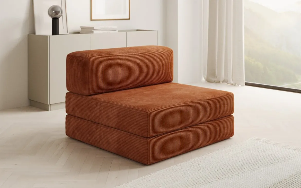 Designer Sofa Mittelmodul Lazy in Cord