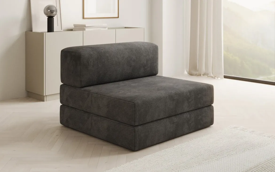 Designer Sofa Mittelmodul Lazy in Cord