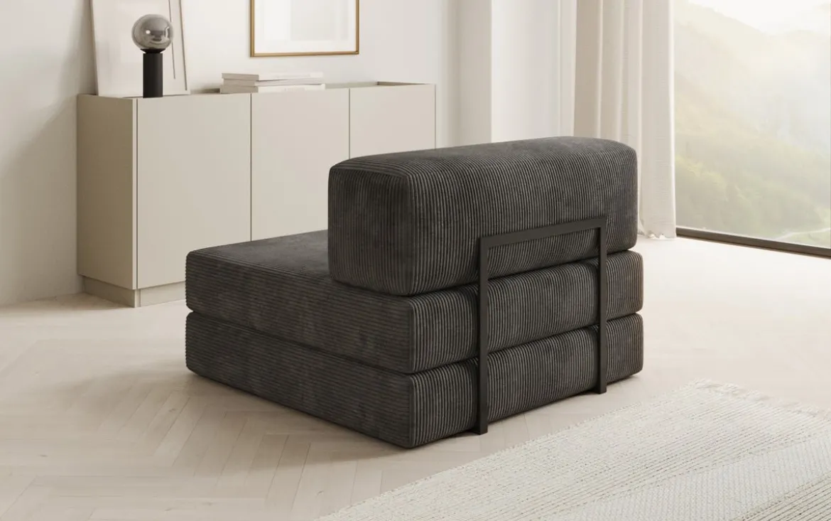 Designer Sofa Mittelmodul Lazy in Cord