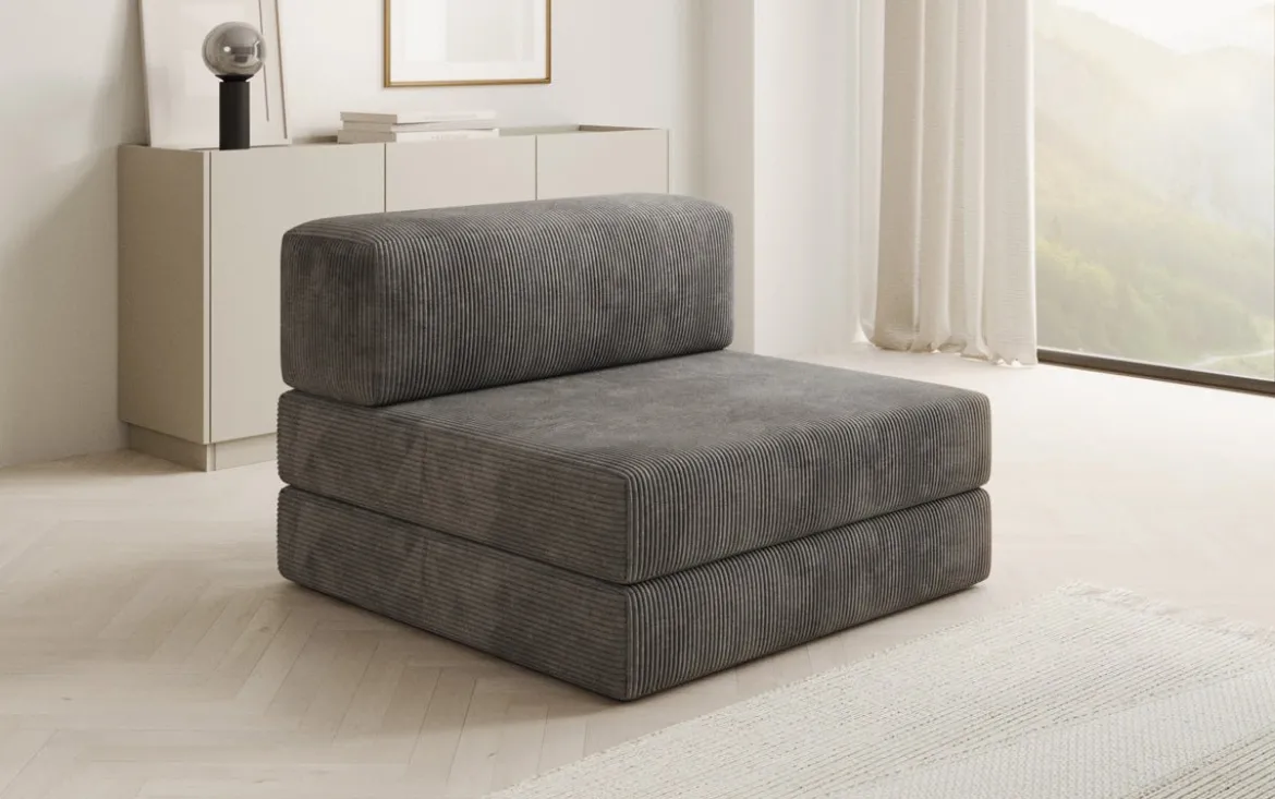 Designer Sofa Mittelmodul Lazy in Cord