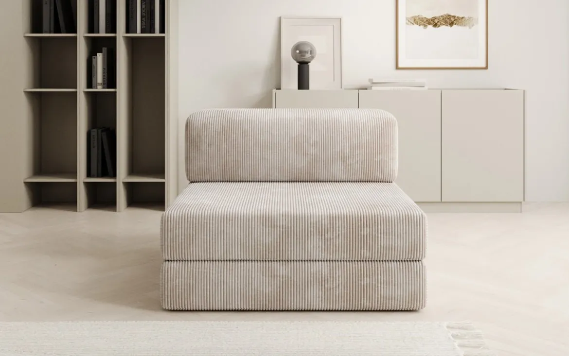 Designer Sofa Mittelmodul Lazy in Cord