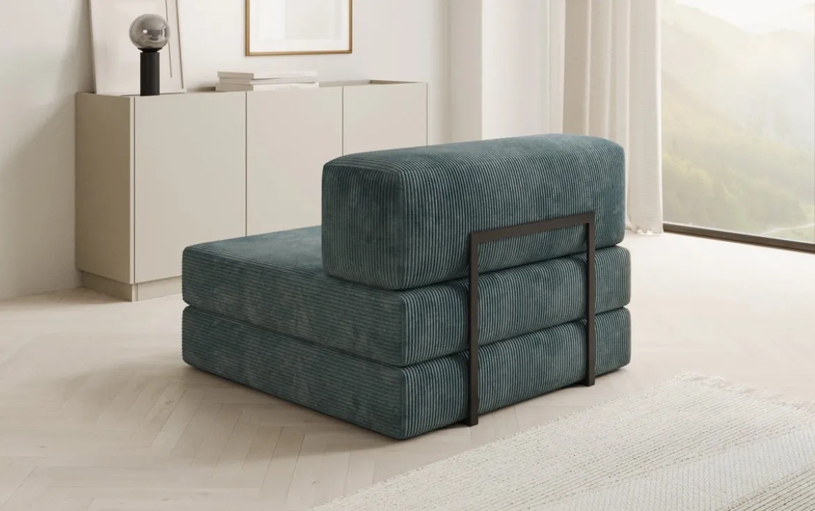 Designer Sofa Mittelmodul Lazy in Cord