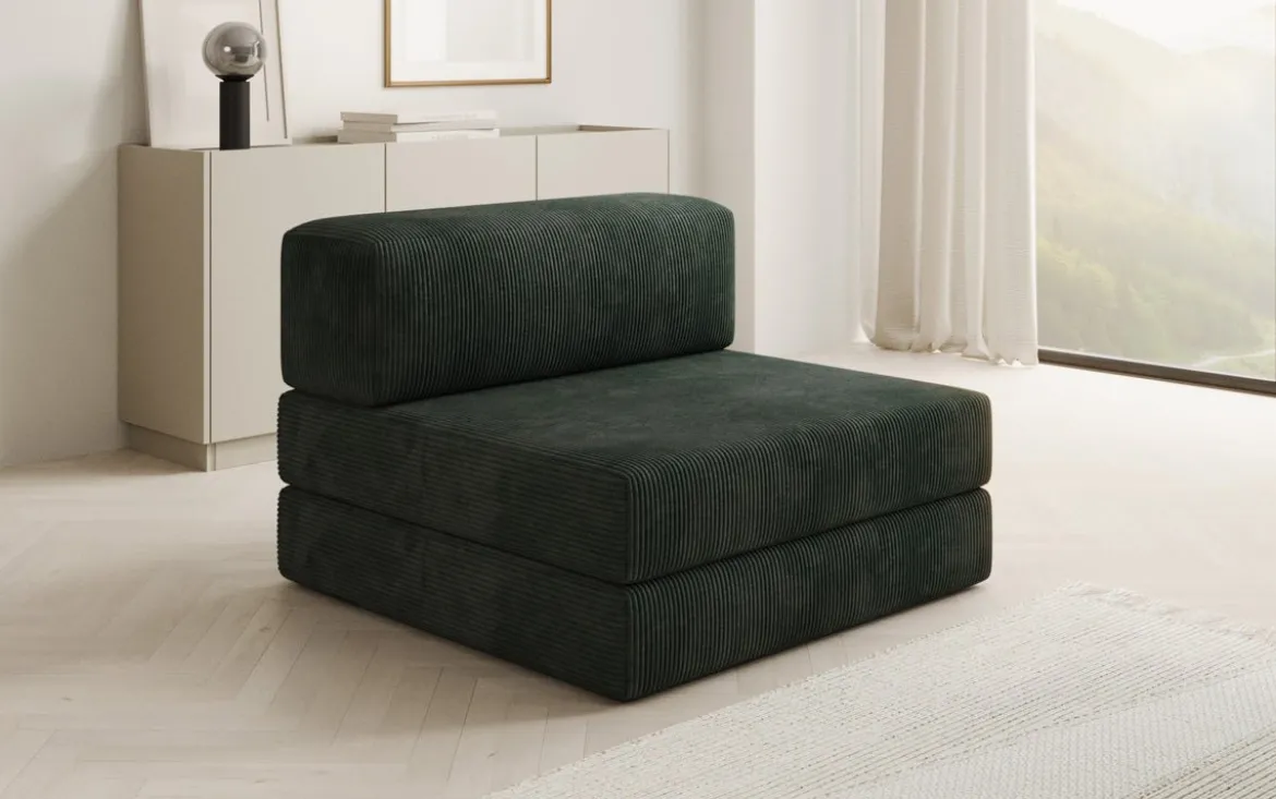 Designer Sofa Mittelmodul Lazy in Cord