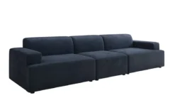 Designer Sofa Monza 3 Sitzer XXL in Samt
