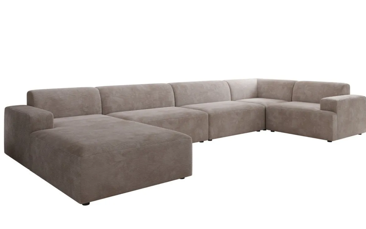 Designer Sofa Monza U XXL in Cord