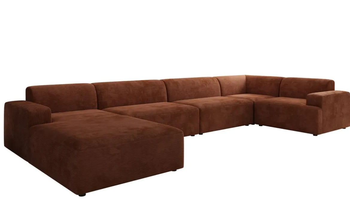 Designer Sofa Monza U XXL in Cord