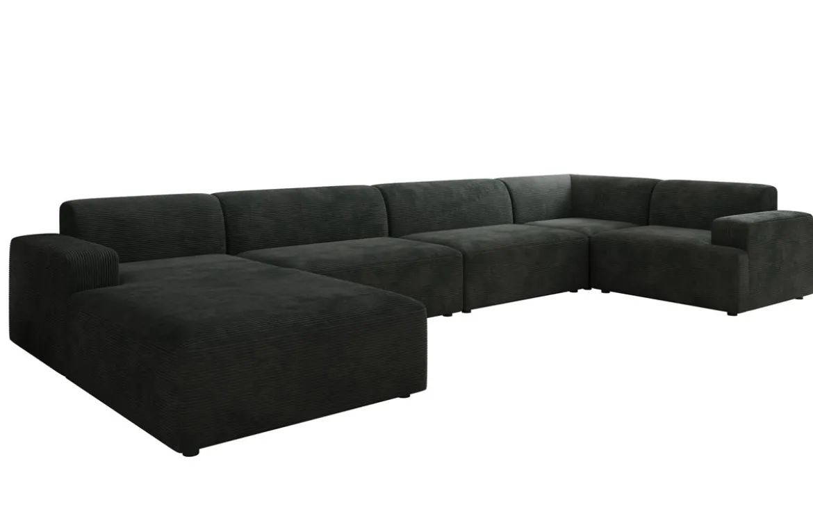 Designer Sofa Monza U XXL in Cord