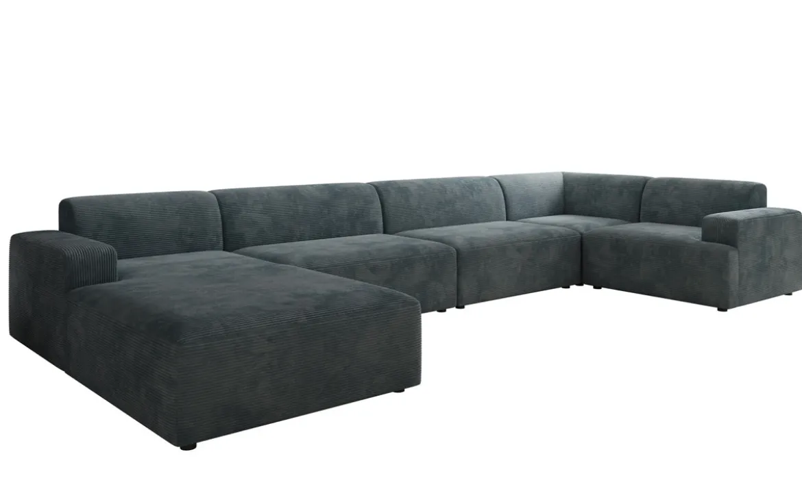 Designer Sofa Monza U XXL in Cord