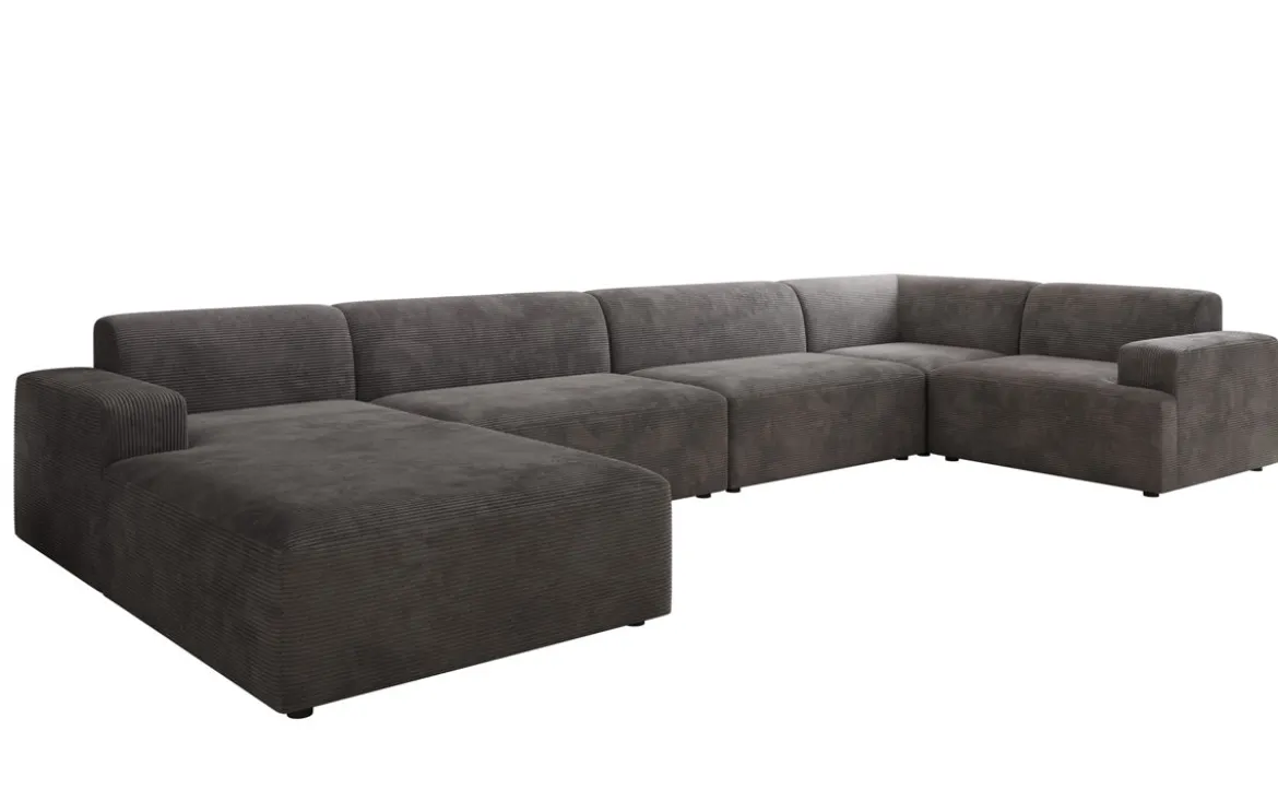 Designer Sofa Monza U XXL in Cord
