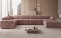 Designer Sofa Monza U XXL in Cord