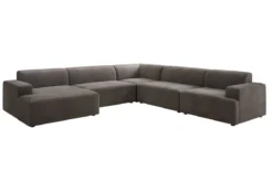 Designer Sofa Monza Wohnlandschaft U XXL in Samt