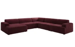 Designer Sofa Monza Wohnlandschaft U XXL in Samt
