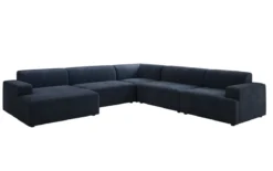 Designer Sofa Monza Wohnlandschaft U XXL in Samt