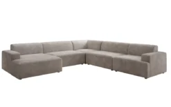 Designer Sofa Monza Wohnlandschaft U XXL in Samt