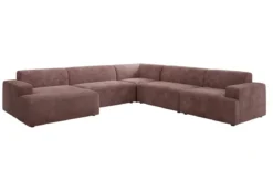 Designer Sofa Monza Wohnlandschaft U XXL in Cord