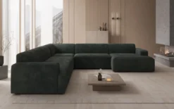 Designer Sofa Monza Wohnlandschaft U XXL in Cord