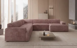 Designer Sofa Monza Wohnlandschaft U XXL in Cord