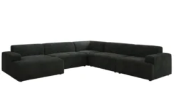 Designer Sofa Monza Wohnlandschaft U XXL in Cord
