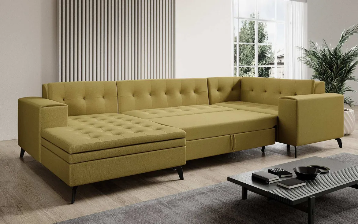 Designer Sofa Neola mit Schlaffunktion