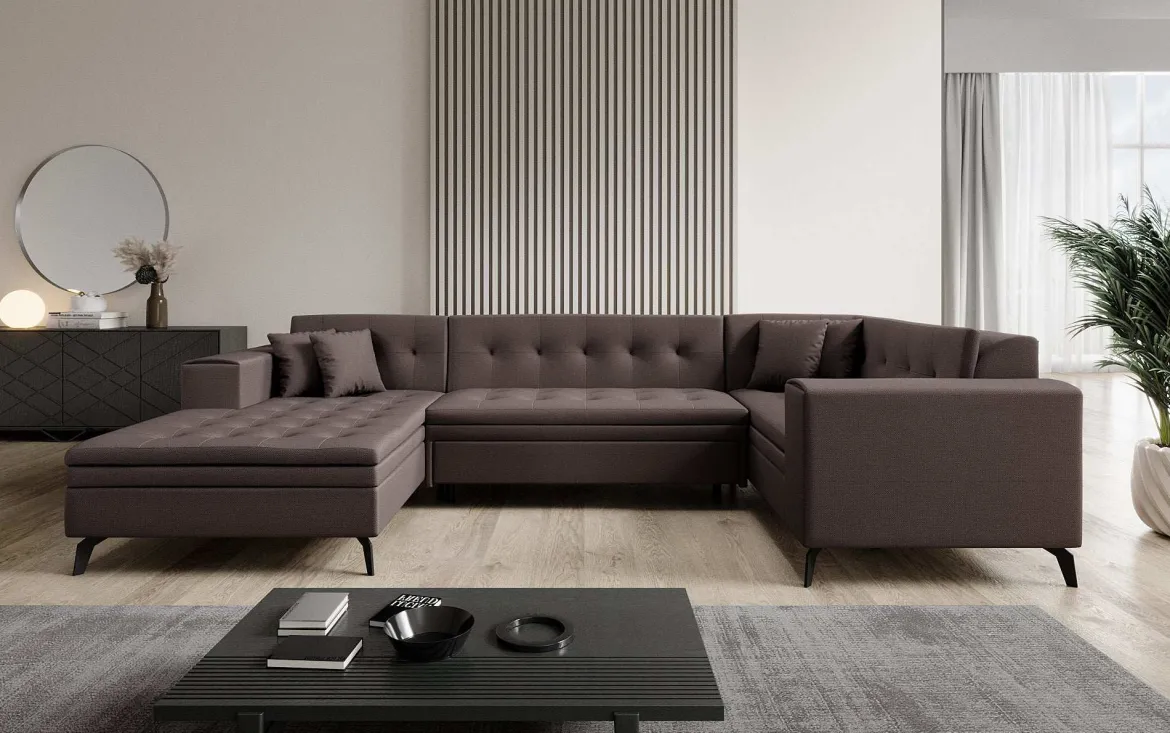 Designer Sofa Neola mit Schlaffunktion