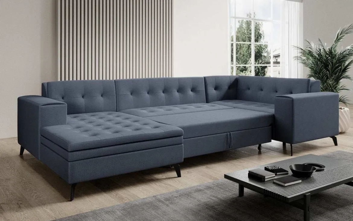 Designer Sofa Neola mit Schlaffunktion