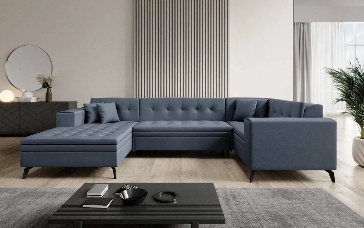 Designer Sofa Neola mit Schlaffunktion