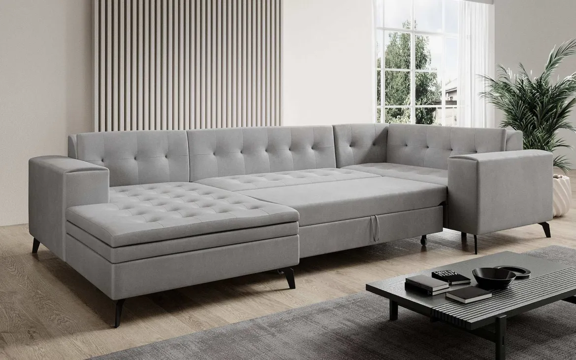 Designer Sofa Neola mit Schlaffunktion