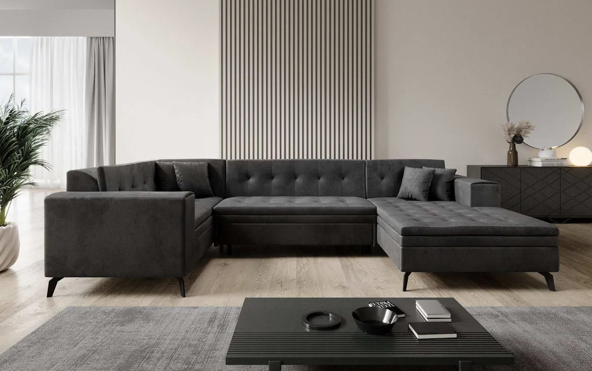 Designer Sofa Neola mit Schlaffunktion