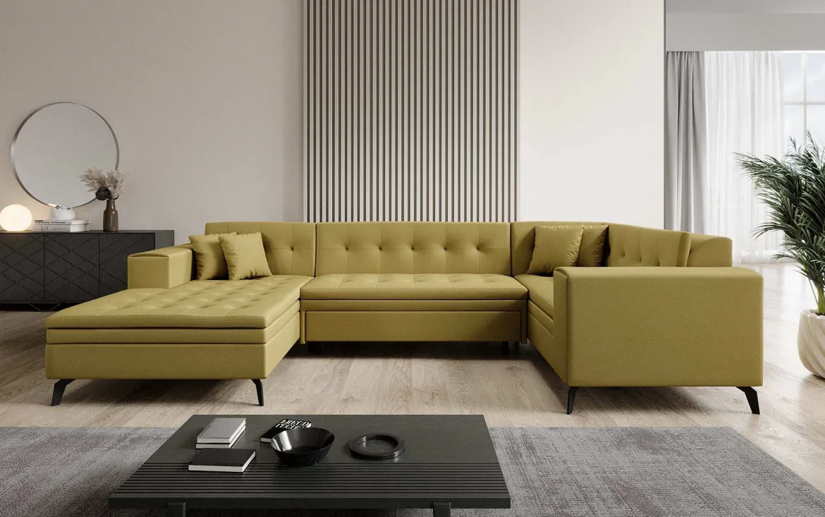 Designer Sofa Neola mit Schlaffunktion