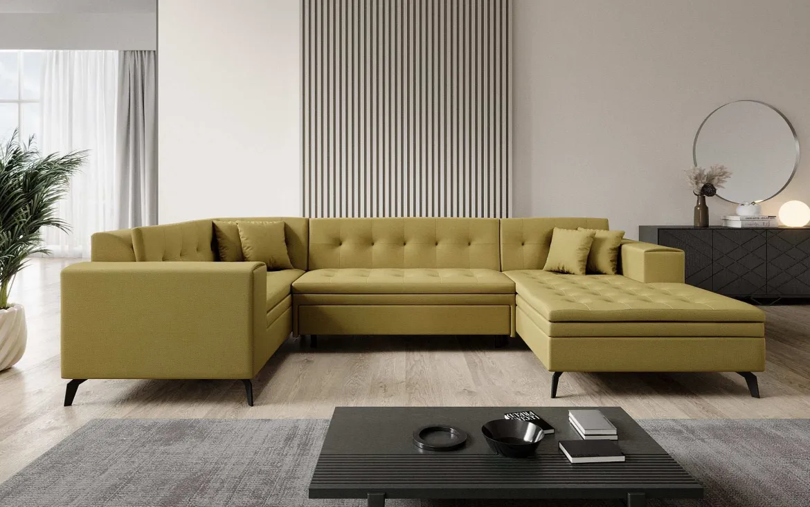 Designer Sofa Neola mit Schlaffunktion
