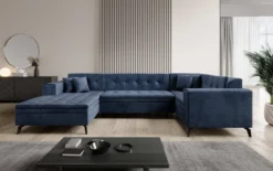 Designer Sofa Neola mit Schlaffunktion
