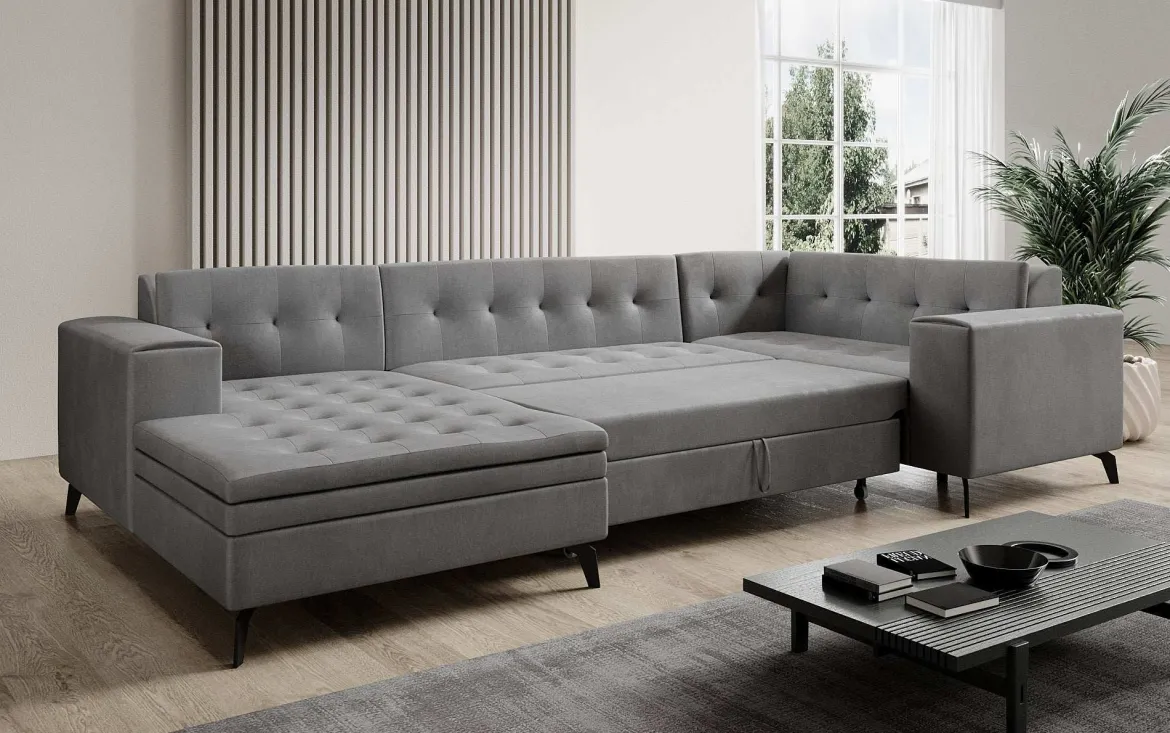 Designer Sofa Neola mit Schlaffunktion