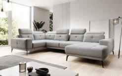 Designer Sofa Nerio mit verstellbarer Kopf- und Rückenlehne