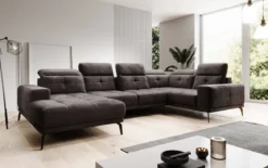 Designer Sofa Nerio mit verstellbarer Kopf- und Rückenlehne
