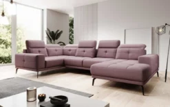 Designer Sofa Nerio mit verstellbarer Kopf- und Rückenlehne