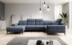 Designer Sofa Nerio mit verstellbarer Kopf- und Rückenlehne