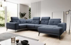 Designer Sofa Nerio mit verstellbarer Kopf- und Rückenlehne