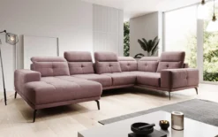 Designer Sofa Nerio mit verstellbarer Kopf- und Rückenlehne