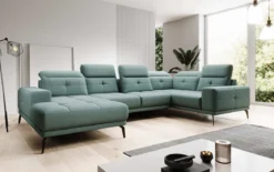 Designer Sofa Nerio mit verstellbarer Kopf- und Rückenlehne