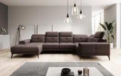 Designer Sofa Nerio mit verstellbarer Kopf- und Rückenlehne