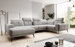 Designer Sofa Nerio mit verstellbarer Kopf- und Rückenlehne