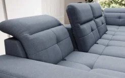 Designer Sofa Nerio mit verstellbarer Kopf- und Rückenlehne