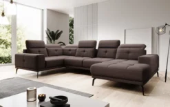 Designer Sofa Nerio mit verstellbarer Kopf- und Rückenlehne