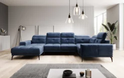 Designer Sofa Nerio mit verstellbarer Kopf- und Rückenlehne