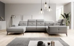 Designer Sofa Nerio mit verstellbarer Kopf- und Rückenlehne