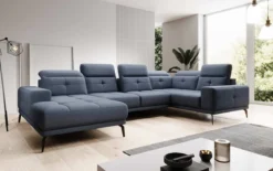 Designer Sofa Nerio mit verstellbarer Kopf- und Rückenlehne