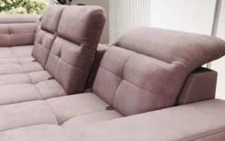 Designer Sofa Nerio mit verstellbarer Kopf- und Rückenlehne