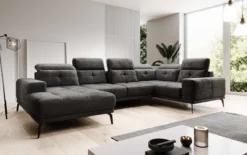 Designer Sofa Nerio mit verstellbarer Kopf- und Rückenlehne
